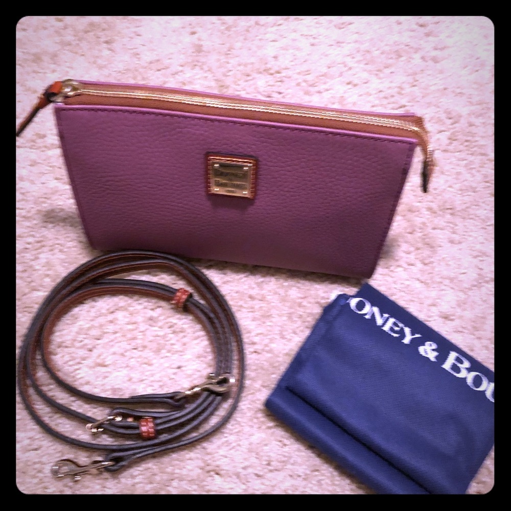 NWOT D & B Pebble Leather Janine Crossbody